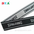 Logotipo personalizado Jacquard Elastic Bands para roupas de ioga